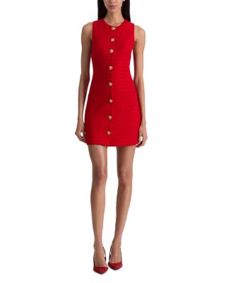 Cade Button Front Sleeveless Dress