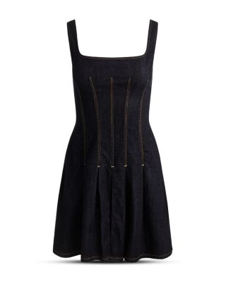 Hollis Flared Denim Dress