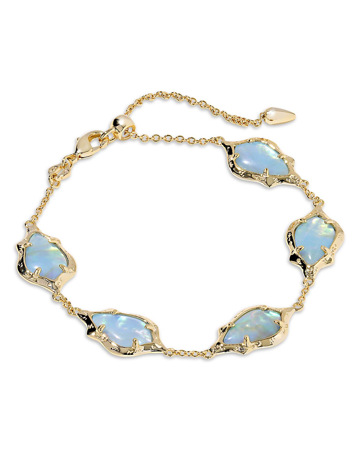 Kendra Scott Adriana Scallop Frame Delicate Chain Bracelet