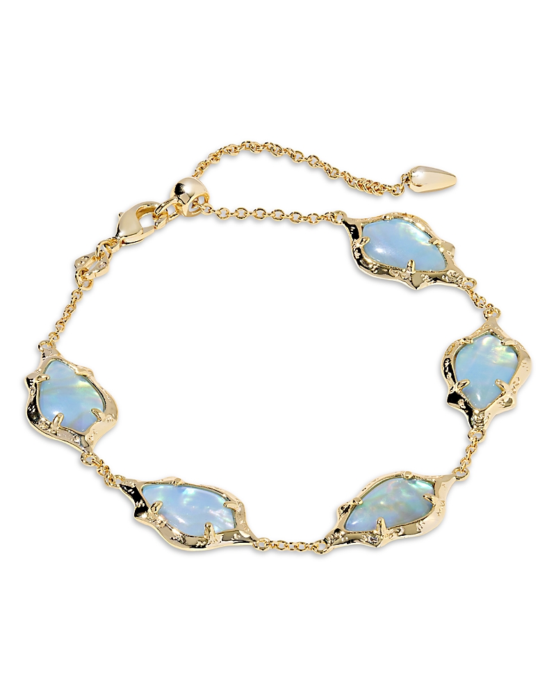 Kendra Scott Adriana Scallop Frame Delicate Chain Bracelet · OS
