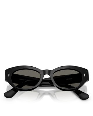 Lerrue Oval Sunglasses, 50mm