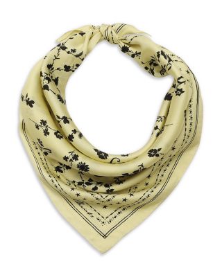 Fleur de Lis Silk Bandana