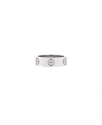  Love Band Ring 18K White Gold
