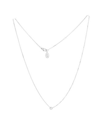  XS Cartier D'Amour Pendant Necklace 18K White Gold and Diamond, 16"