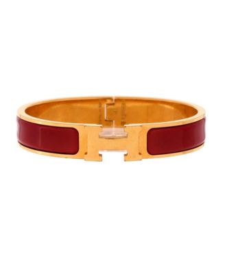 Narrow Clic H Bracelet Enamel