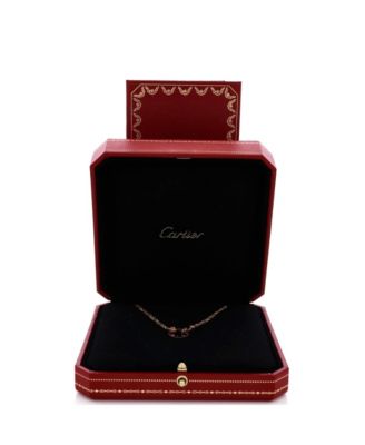  2 Diamonds Love Pendant Necklace 18K Rose Gold and Diamonds, 16.25"