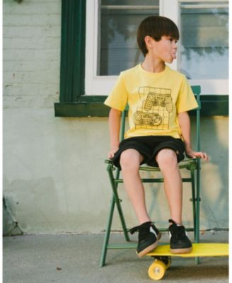 Boys' French Terry Shorts with Cross Seams - Little Kid, Big Kid