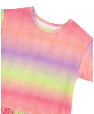  Girls' Heart Back Cut Out Jersey Dress - Big Kid