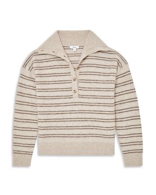 Evana Wool & Cashmere Collared Sweater