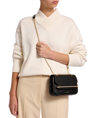 East West Mini Leather Shoulder Bag