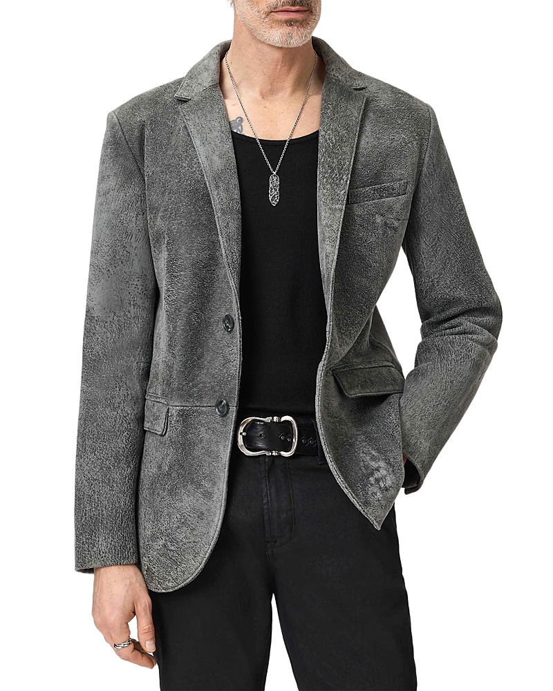John Varvatos Winston Two Button Leather Jacket