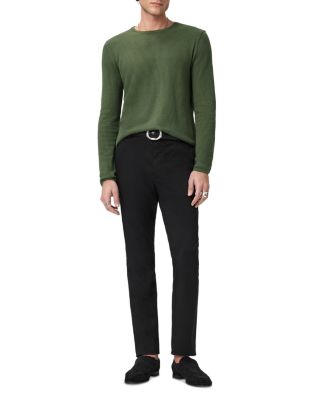 Montclair Long Sleeve Mesh Crewneck Sweater