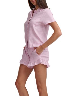 Short Sleeve Boxer Pajama Set