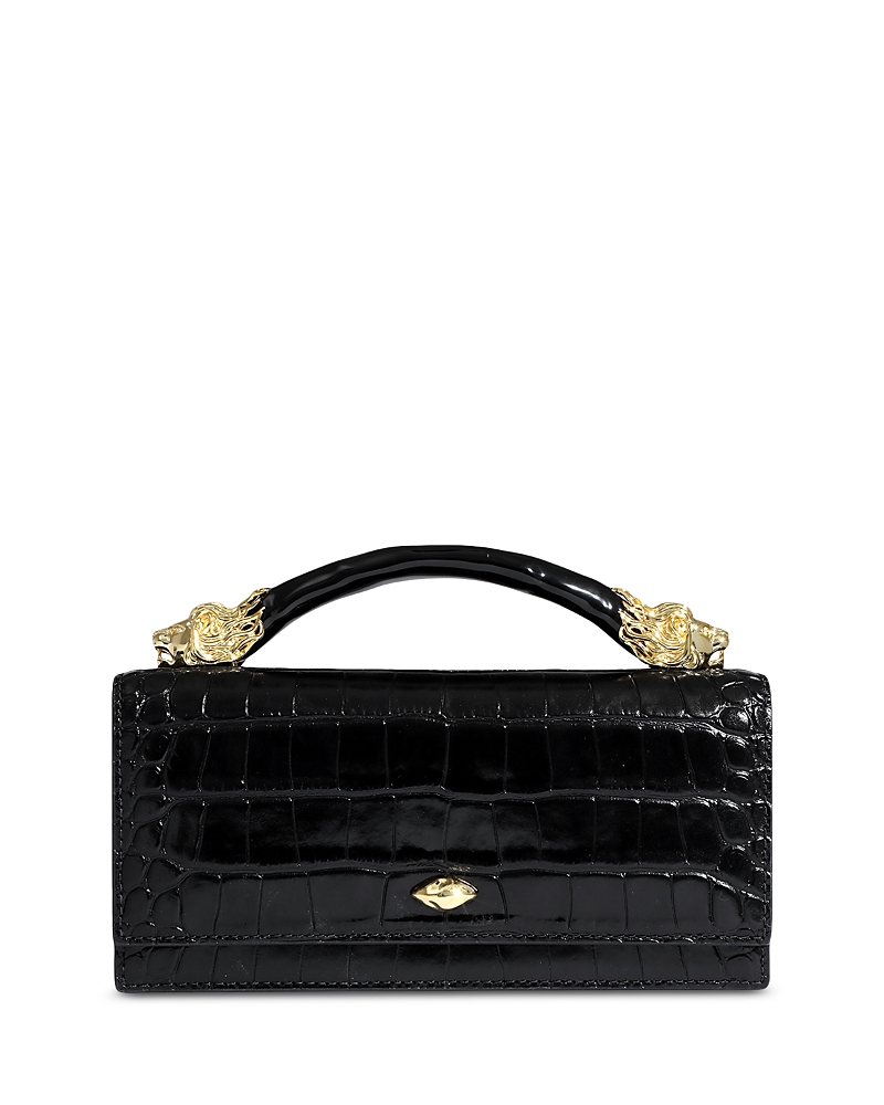 Alexis Bittar Lioness Embossed Leather Handbag