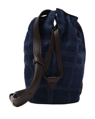 Horseshoe Denim Crossbody Pouch