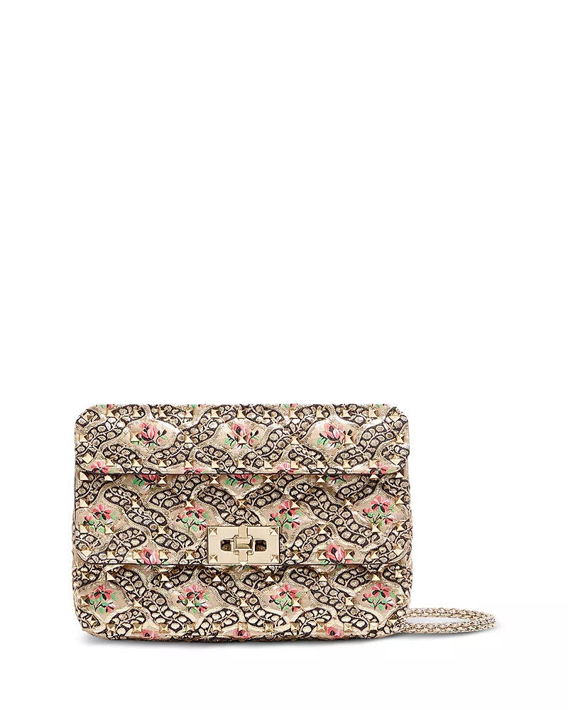 Valentino Garavani Small Stud & Flower Shoulder Bag
