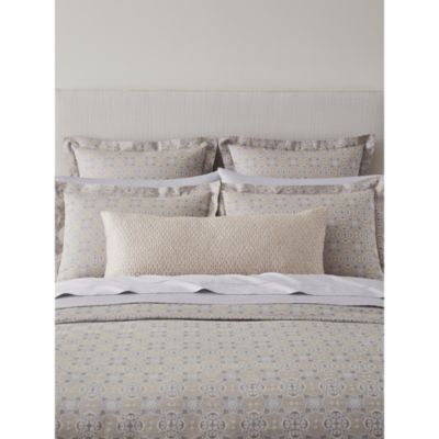 Maiolica Sateen Jacquard Sham, King - Exclusive