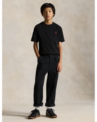 Boys' Embroidered Pony Cotton Tee - Big Kid