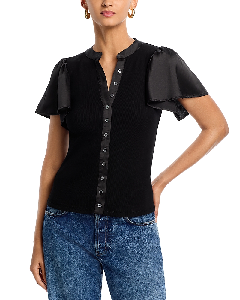 Six Fifty Maren Top In Black