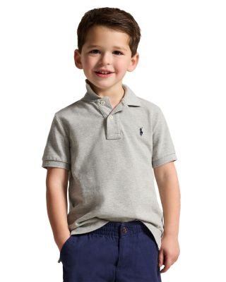 Boys' Solid Mesh Polo Shirt - Little Kid