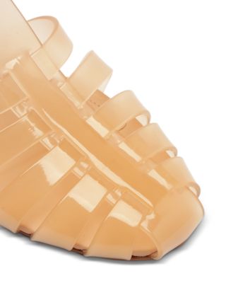 Women's Fisherman Kitten Wedge Jelly Sandals