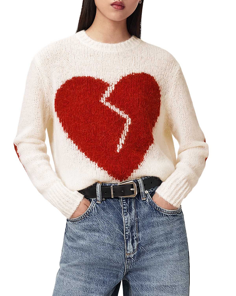 Allsaints Luvheart Crewneck Sweater