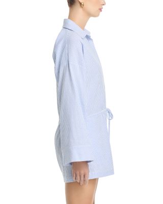 Stripe Long Sleeve Romper - Exclusive