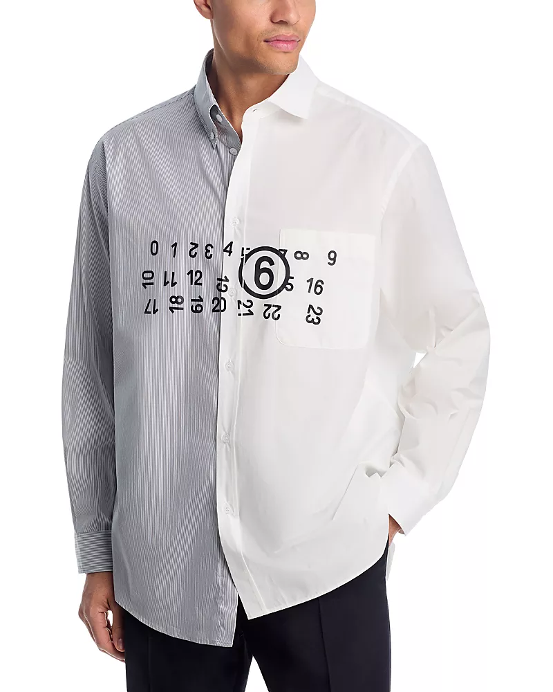 MM6 Maison Margiela Number Graphic Pocket Shirt