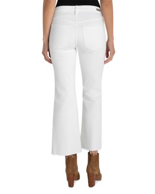 Hannah Crop Flare Twisted Slit Pants