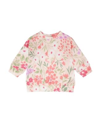 Girls' French Terry Flowers Sweatshirt - Big Kid