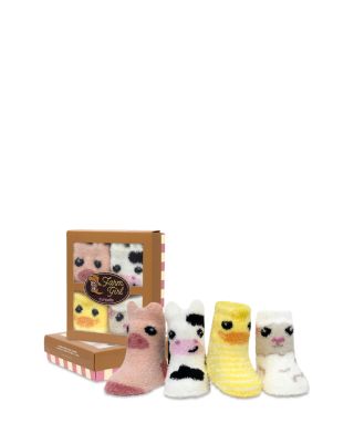 Girls' Farm Girl Socks, Pack of 4 - Baby