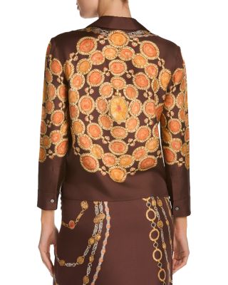 Silk Twill Print The Lover Shirt