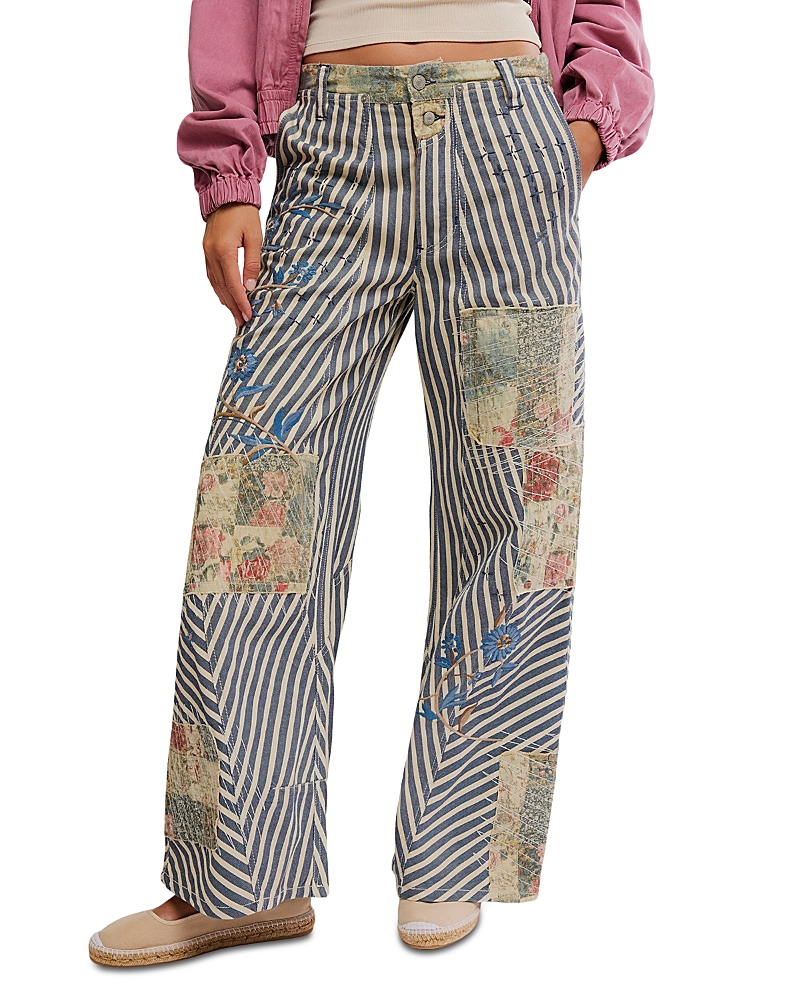 Free People Runyon Patched Pants