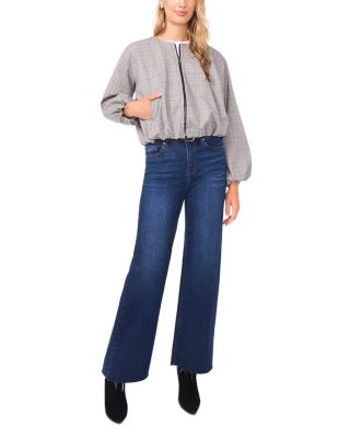 Cropped long Sleeve Bubble Jacket