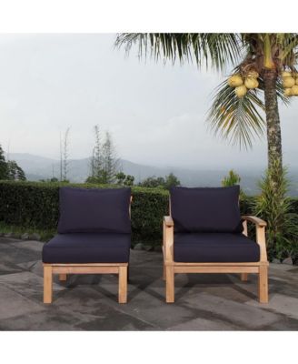  Marina Outdoor Patio Teak, Set of 2
