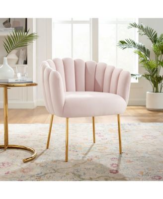  Sanna Channel Tufted Performance Velvet Armchair