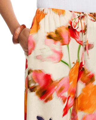 Printed Drawstring Pants