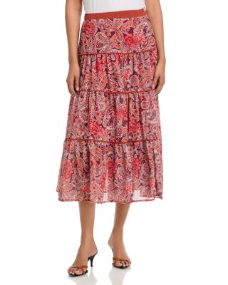 Paisley Tiered Skirt