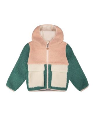 Girls' Long Sleeve Sherpa Jacket - Baby