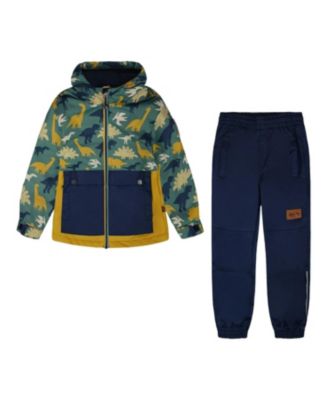 Boys' Two-Piece Mid-Season Dinosaur Outerwear Set - Little Kid
