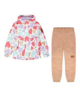 Girls' Two-Piece Mid-Season Heart Outerwear Set - Big Kid