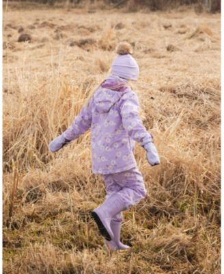 Girls' 3-in-1 Two-Piece Daisy Mid-Season Outerwear Set - Big Kid