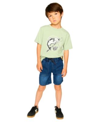 Boys' Organic Cotton Jersey Fish T-Shirt - Little Kid, Big Kid