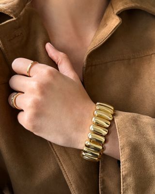 Keira Ribbed Stretch Bracelet