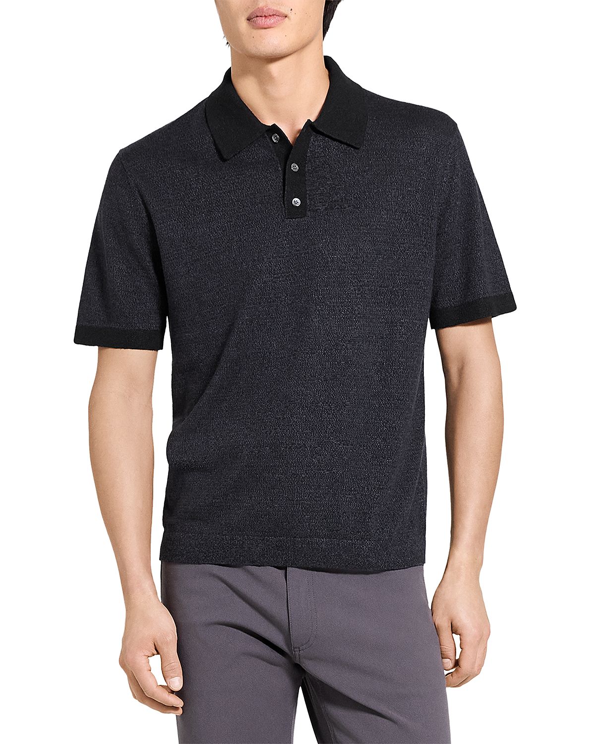 Theory Silver Cloud Polo Shirt
