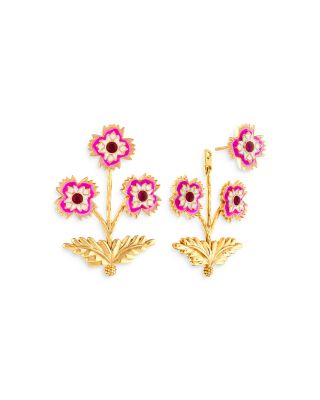 Dianthus Convertible Bouquet Post Earrings