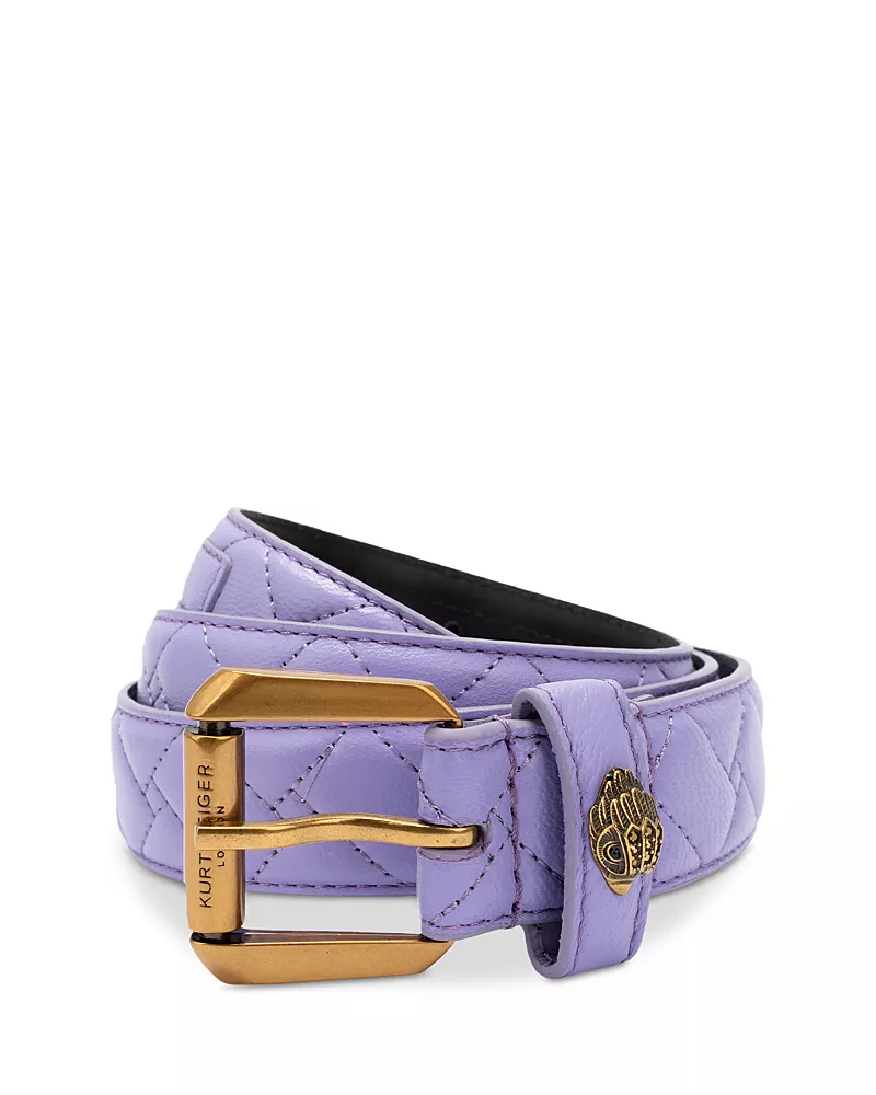 Kurt Geiger London Kensington Women's Quilted Leather Belt