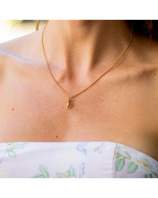 Meadow Lily Pendant Necklace, 16-18"