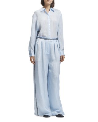 Lanette Pinstriped Blouse