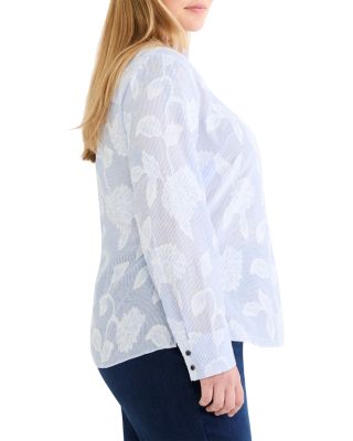 Floral Jacquard Top
